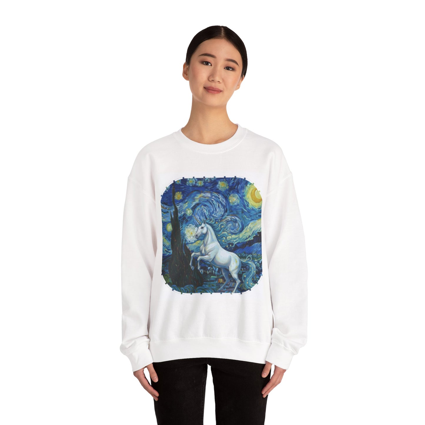 Copy of Moonlit Lion Crewneck Sweatshirt - Cozy Unisex Pullover for Nature Lovers, Animal Gifts, Casual Wear, Wildlife Fans, Perfect for Fall