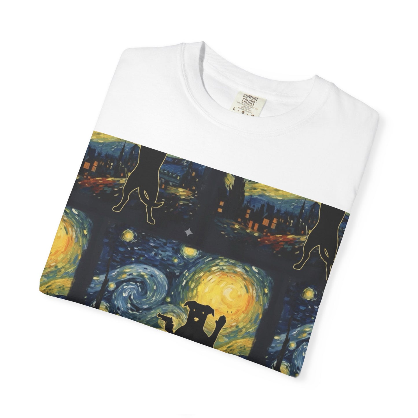 Galactic Dance Unisex T-Shirt | Fun Space Art Shirt, Casual Wear, Gift for Astronomers, Star Lovers, Unique Graphic Tee