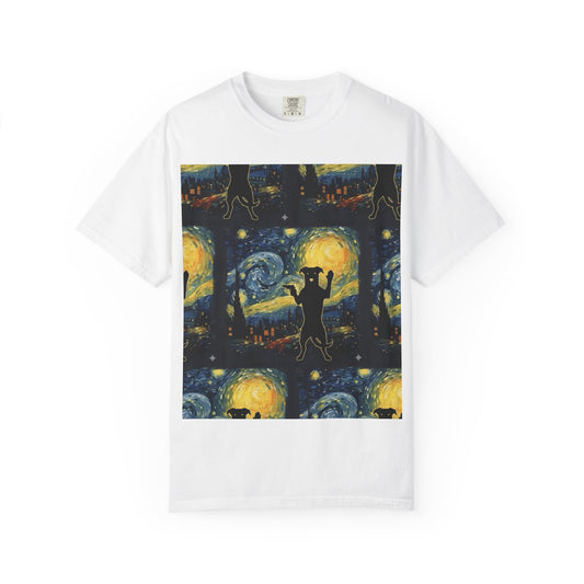 Galactic Dance Unisex T-Shirt | Fun Space Art Shirt, Casual Wear, Gift for Astronomers, Star Lovers, Unique Graphic Tee